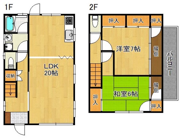 阪南市舞4丁目32-45戸建の物件間取画像